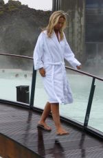 LADY VICTORIA HERVEY in Bikini at Blue Lagoon Spa in Reykjavik 03/25/2017