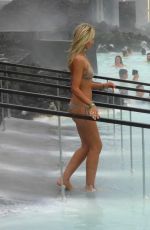 LADY VICTORIA HERVEY in Bikini at Blue Lagoon Spa in Reykjavik 03/25/2017