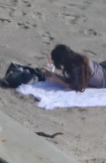 LANA DEL REY at a Beach in Malibu 03/19/2017