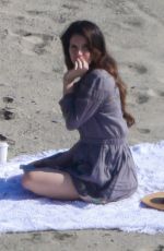 LANA DEL REY at a Beach in Malibu 03/19/2017