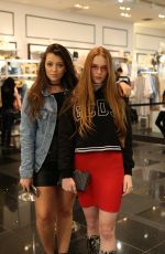 LARSEN THOMPSON and KRISSY SALEH at Forever 21 Event in Glendale 03/24/2017