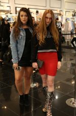 LARSEN THOMPSON and KRISSY SALEH at Forever 21 Event in Glendale 03/24/2017