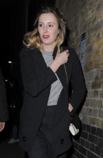 LAURA CARMICHAEL Leaves Chiltern Firehouse in London 03/29/2017