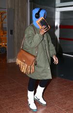 LAURYN HILL Arrives at CDG Airport in Paris 02/28/2017