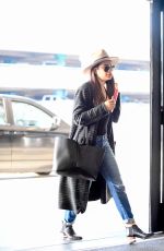 LEA MICHELE Arrives at Los Angeles International Airport 03/30/2017