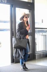 LEA MICHELE Arrives at Los Angeles International Airport 03/30/2017