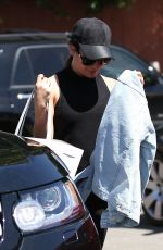 LEA MICHELE Arrives at MCafe in Los Angeles 03/28/2017