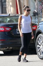 LEA MICHELE in Leggings Out in Los Angeles 03/16/2017