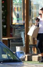 LEA MICHELE in Leggings Out in Los Angeles 03/16/2017