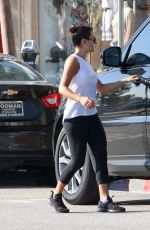 LEA MICHELE in Leggings Out in Los Angeles 03/16/2017