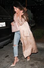 LEA MICHELE Leaves Gracias Madre Restaurant in West Hollywood 03/08/2017