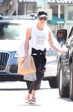 LEA MICHELE Out and About in Brentwood 03/27/2017