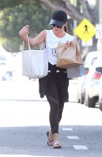 LEA MICHELE Out and About in Brentwood 03/27/2017