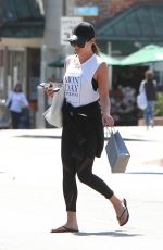 LEA MICHELE Out and About in Brentwood 03/27/2017
