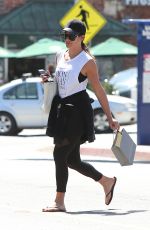LEA MICHELE Out and About in Brentwood 03/27/2017