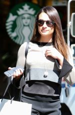 LEA MICHELE Out Shopping in Los Angeles 03/02/2017
