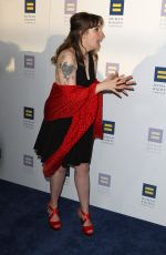 LENA DUNHAM at Human Rights Campaign Gala Dinner in Los Angeles 03/18/2017