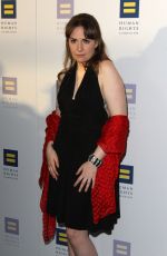 LENA DUNHAM at Human Rights Campaign Gala Dinner in Los Angeles 03/18/2017