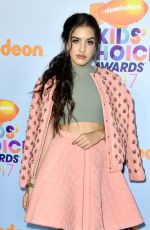 LILIMAR HERNANDEZ at Nickelodeon 2017 Kids’ Choice Awards in Los Angeles 03/11/2017