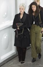 LILY ALLEN at Chanel Fashion Show at Paris Fashion Week 03/07/2017