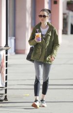 LILY COLLINS Leaves a Gym in Beverly Hills 03/09/2017