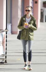 LILY COLLINS Leaves a Gym in Beverly Hills 03/09/2017