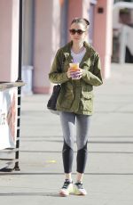 LILY COLLINS Leaves a Gym in Beverly Hills 03/09/2017