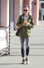 LILY COLLINS Leaves a Gym in Beverly Hills 03/09/2017