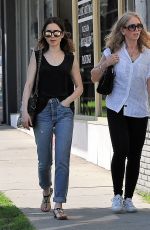 LILY COLLINS Out and About in West Hollywood 03/16/2017