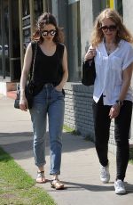 LILY COLLINS Out and About in West Hollywood 03/16/2017