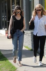 LILY COLLINS Out and About in West Hollywood 03/16/2017