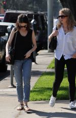 LILY COLLINS Out and About in West Hollywood 03/16/2017