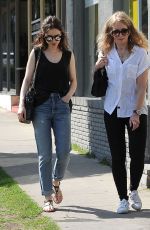 LILY COLLINS Out and About in West Hollywood 03/16/2017