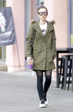 LILY COLLINS Out and About in West Hollywood 03/22/2017