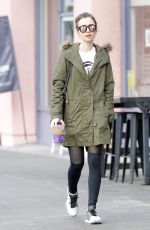 LILY COLLINS Out and About in West Hollywood 03/22/2017