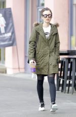 LILY COLLINS Out for Iced Tea in West Hollywood 03/22/2017