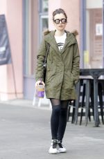LILY COLLINS Out for Iced Tea in West Hollywood 03/22/2017