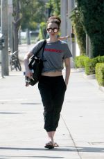 LILY COLLINS Out in West Hollywood, 03/17/2017