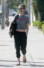LILY COLLINS Out in West Hollywood, 03/17/2017