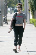 LILY COLLINS Out in West Hollywood, 03/17/2017