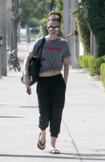 LILY COLLINS Out in West Hollywood, 03/17/2017