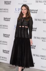 LILY JAMES at National Theatre Gala in London 03/07/2017