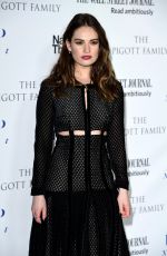 LILY JAMES at National Theatre Gala in London 03/07/2017