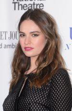 LILY JAMES at National Theatre Gala in London 03/07/2017