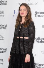 LILY JAMES at National Theatre Gala in London 03/07/2017