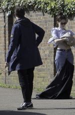 LILY JAMES Out and About un London 03/25/2017