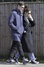 LILY JAMES Out and About un London 03/25/2017