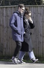 LILY JAMES Out and About un London 03/25/2017