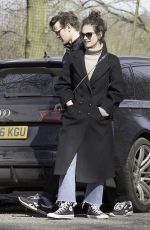 LILY JAMES Out and About un London 03/25/2017