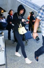 LILY-ROSE DEPP at LAX Airport in Los Angeles 03/09/2017 